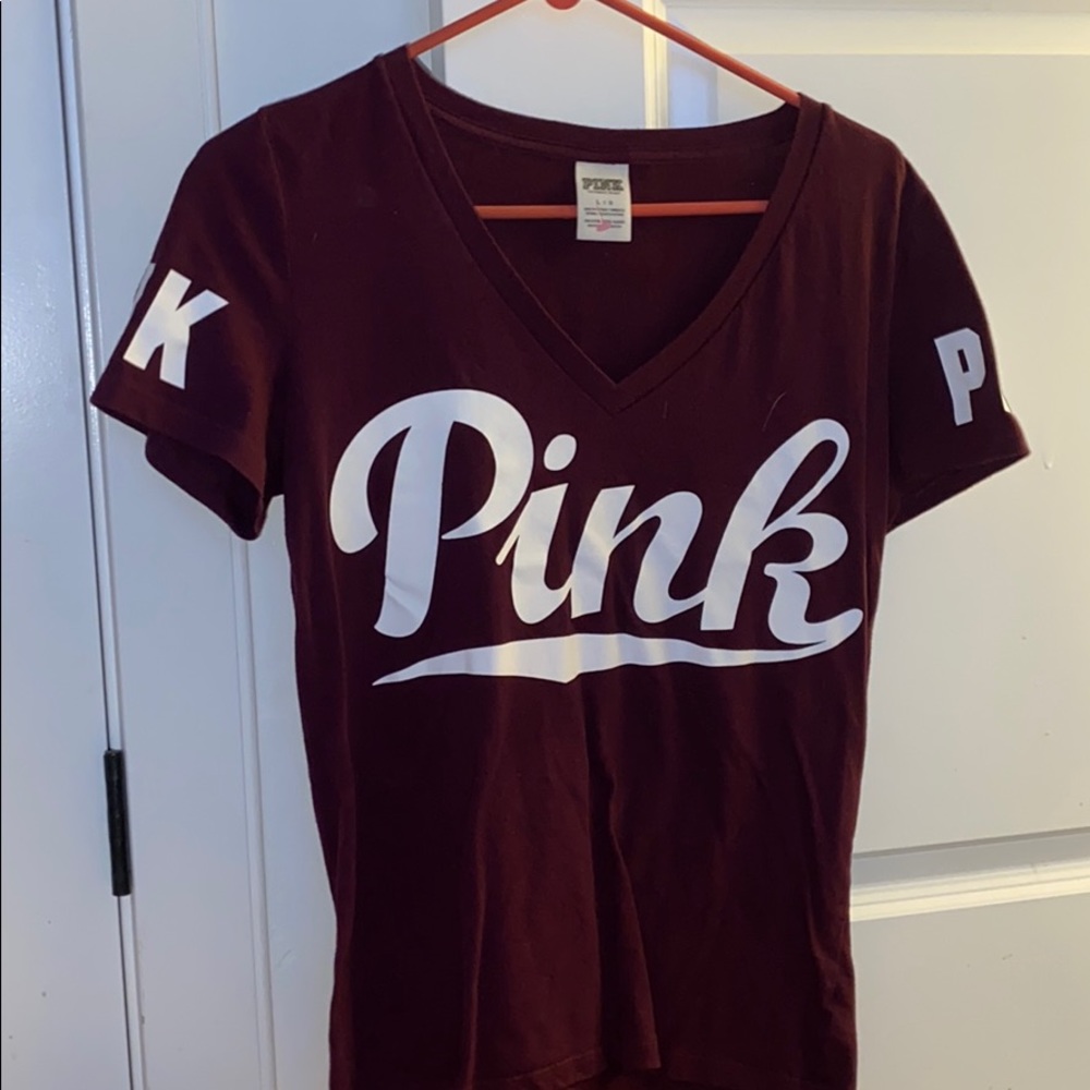 Maroon VS Pink Tee